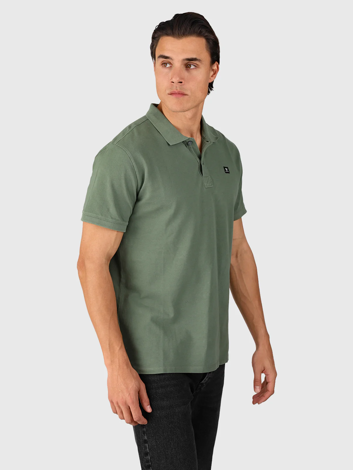 TavECO-N Men Polo Shortsleeve | Vintage Green - Image 3