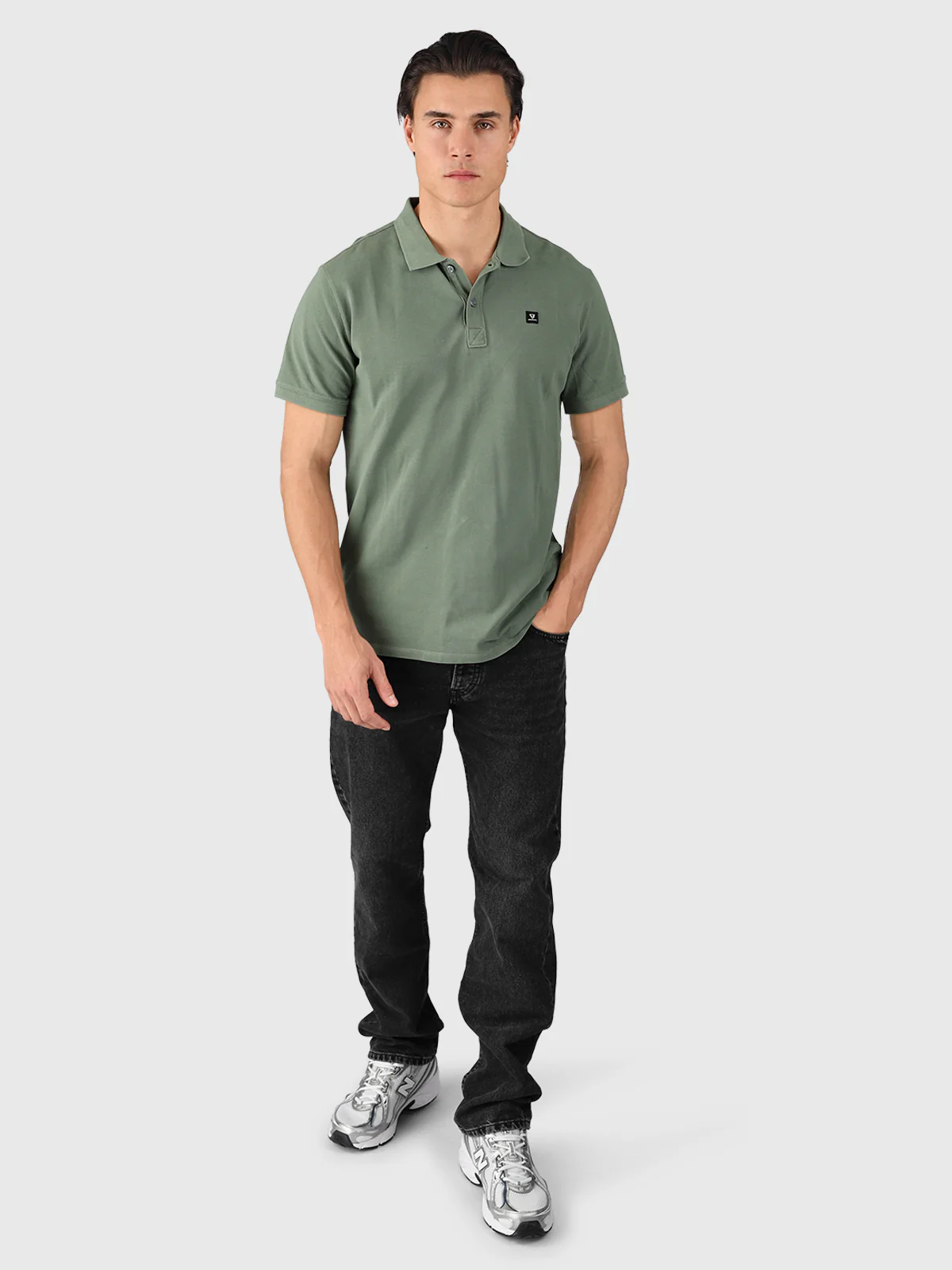 TavECO-N Men Polo Shortsleeve | Vintage Green - Image 5