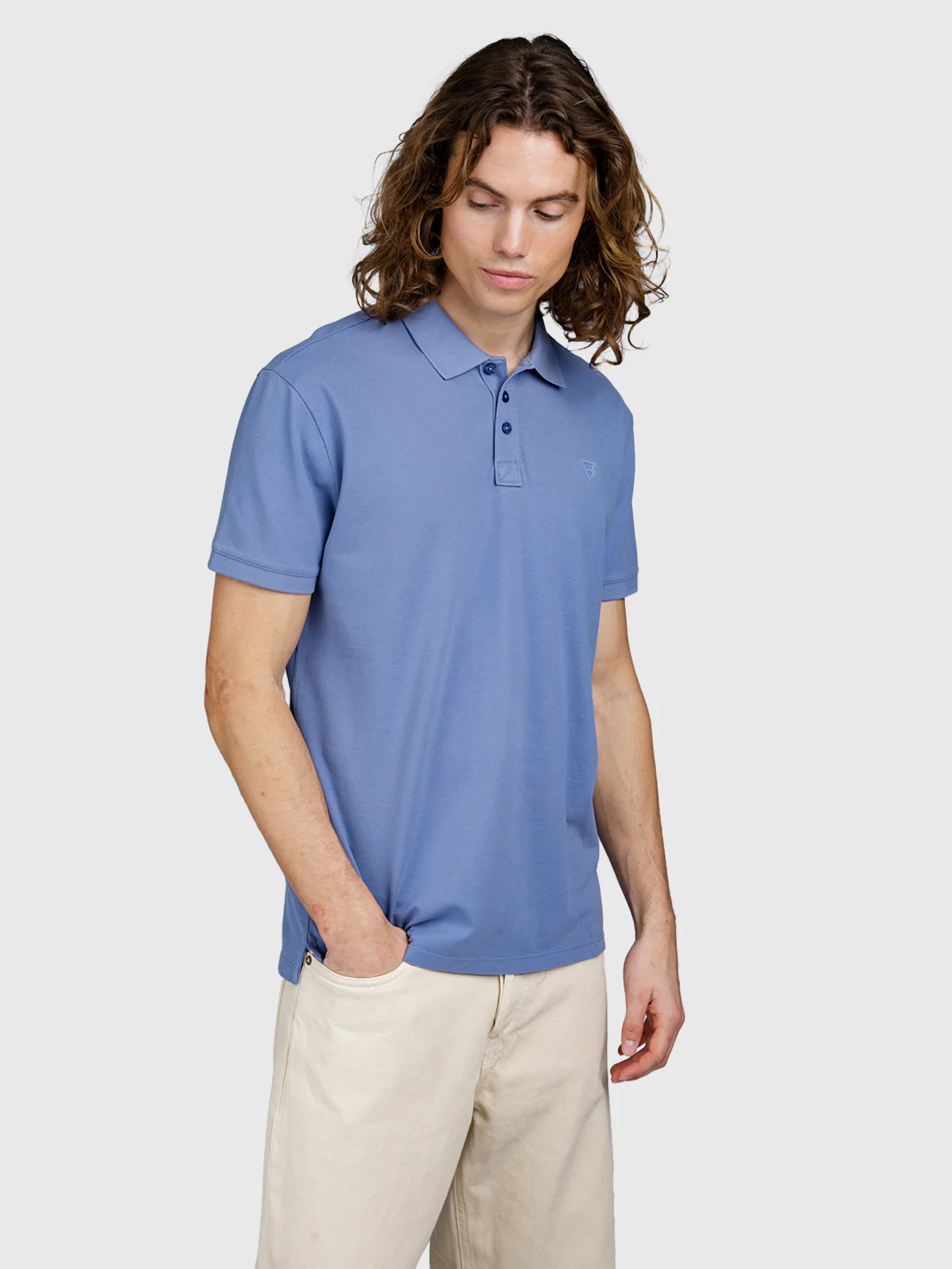 Tavico Men Polo | Grayblue - Image 3