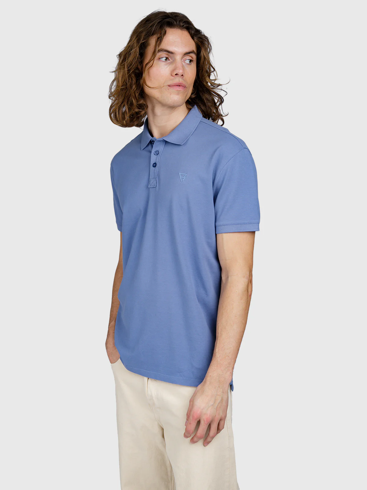 Tavico Men Polo | Grayblue - Image 4