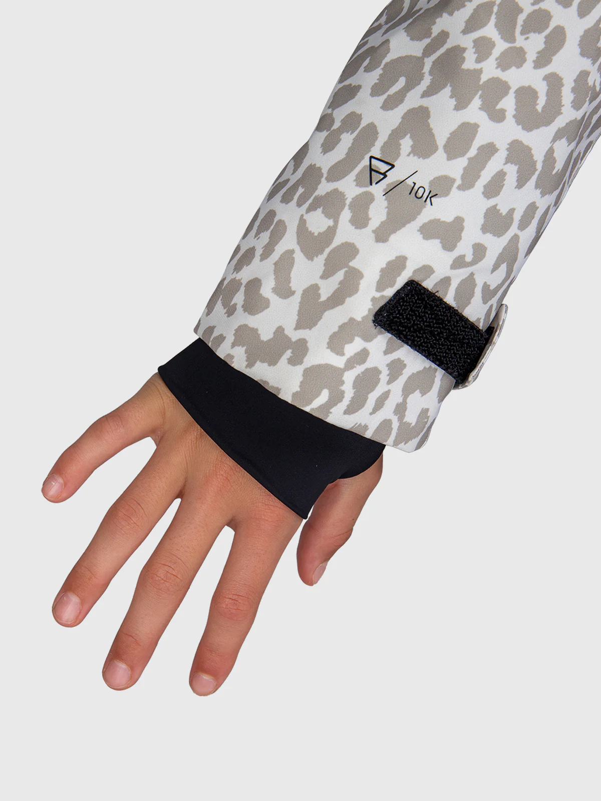Teallasy-Print Girls Snow Jacket | Leopard Snow - Image 13