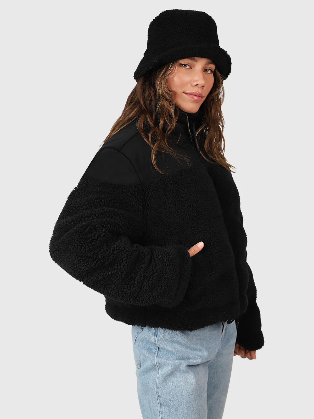 Teddy Women Teddy Puffer Jacket | Black - Image 4