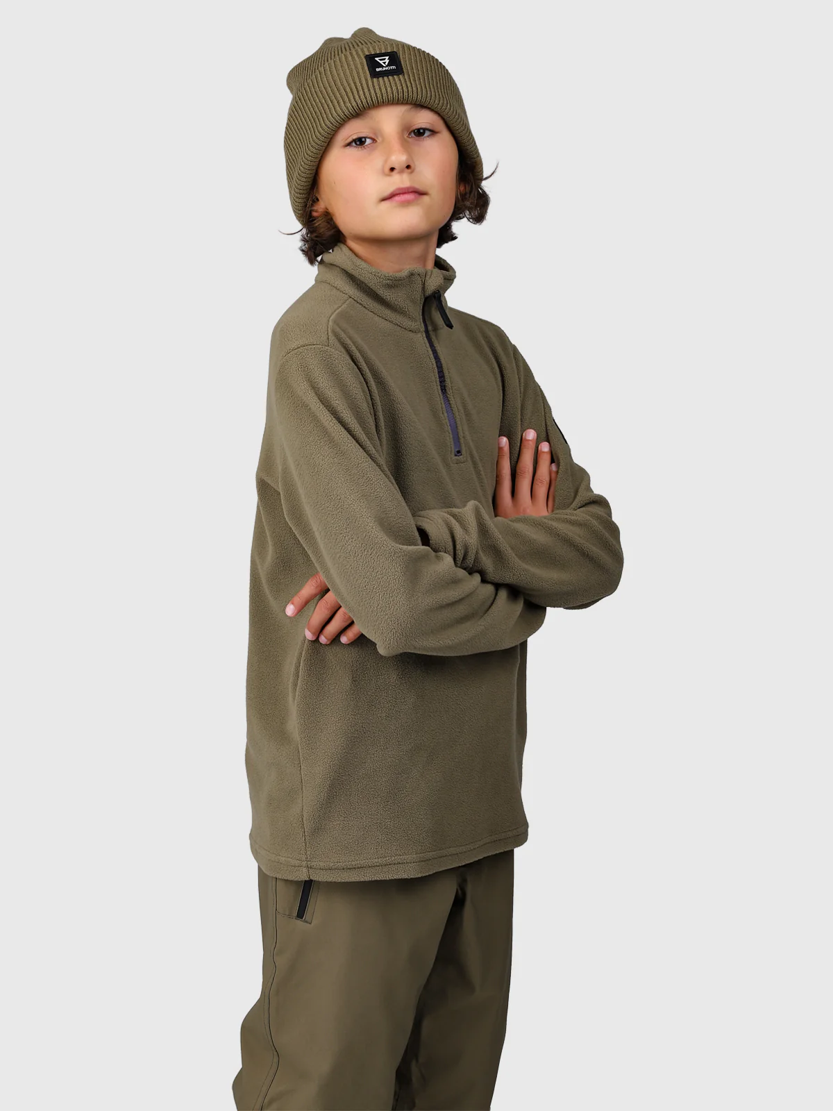 Tenny Boys Fleece | Dusky Green - Image 3