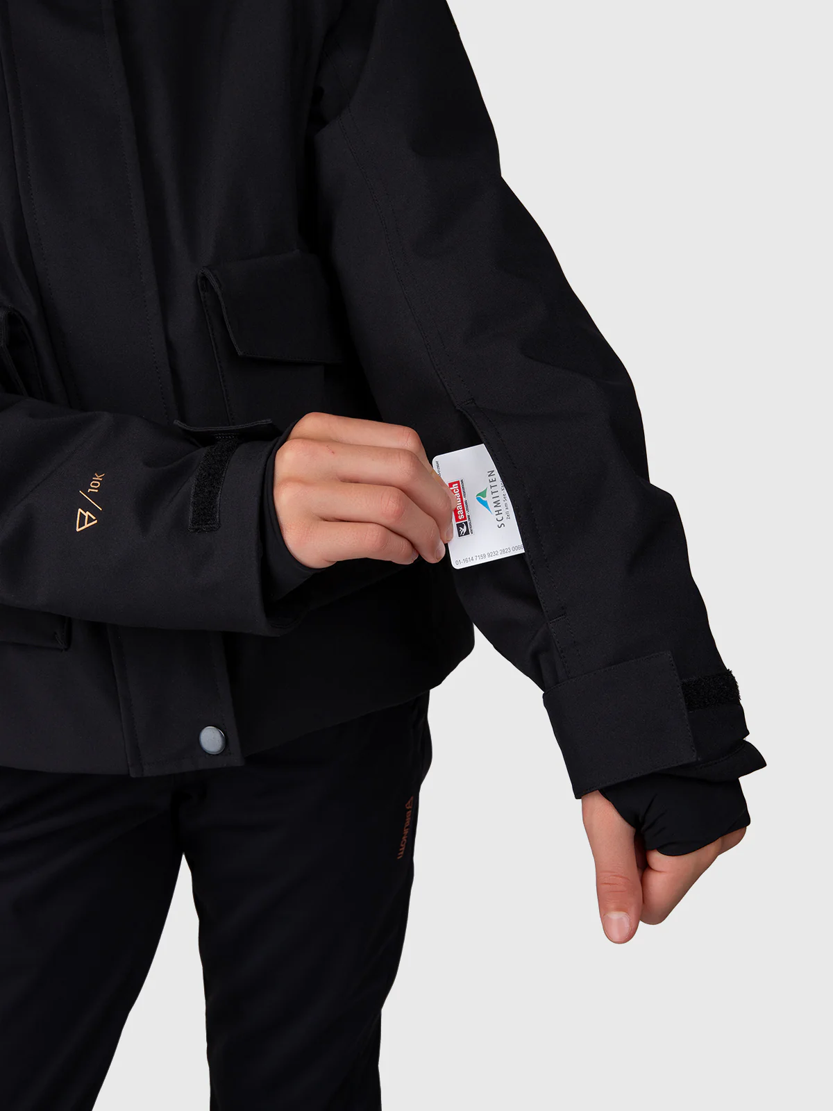 Terraski Girls Snow Jacket | Black - Image 14
