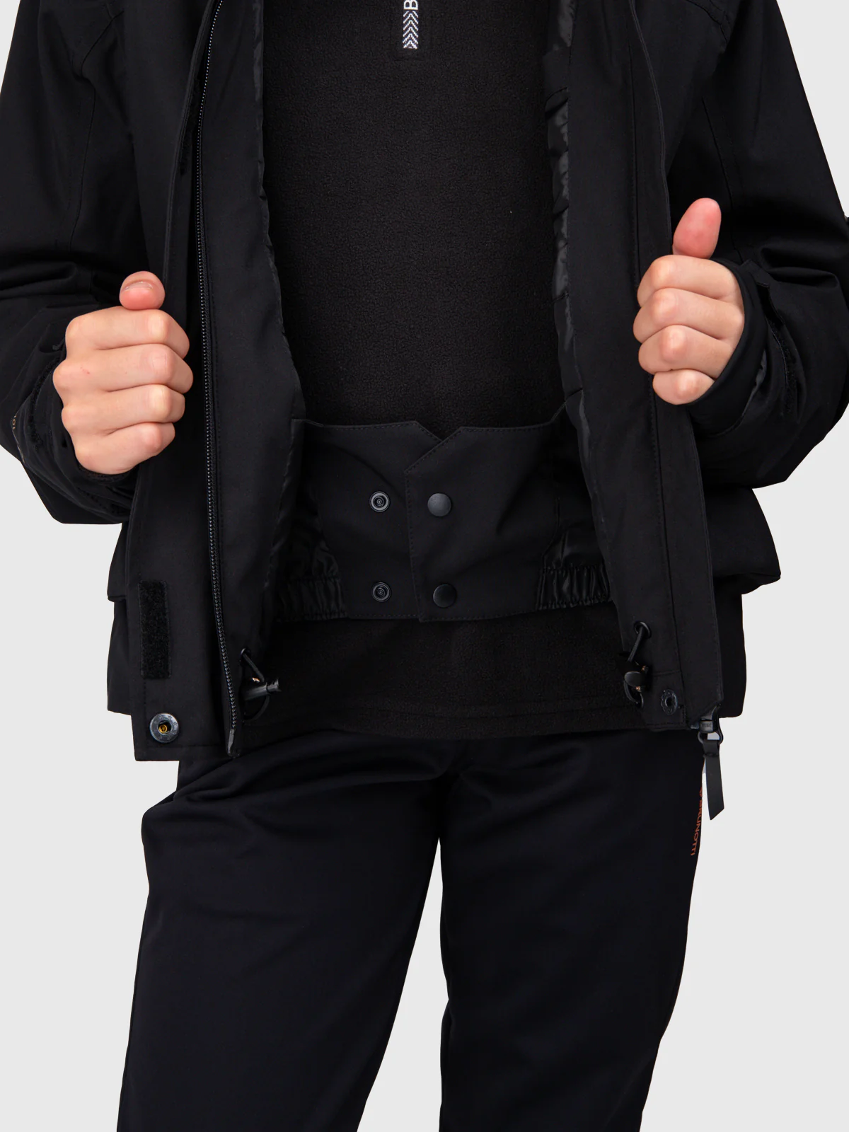 Terraski Girls Snow Jacket | Black - Image 15