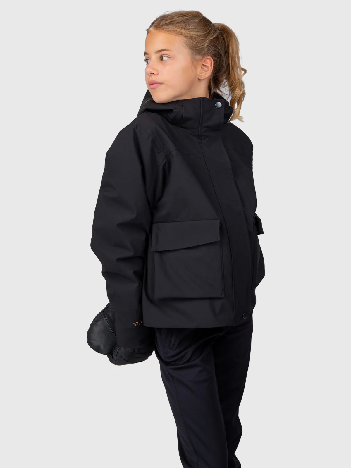 Terraski Girls Snow Jacket | Black - Image 5