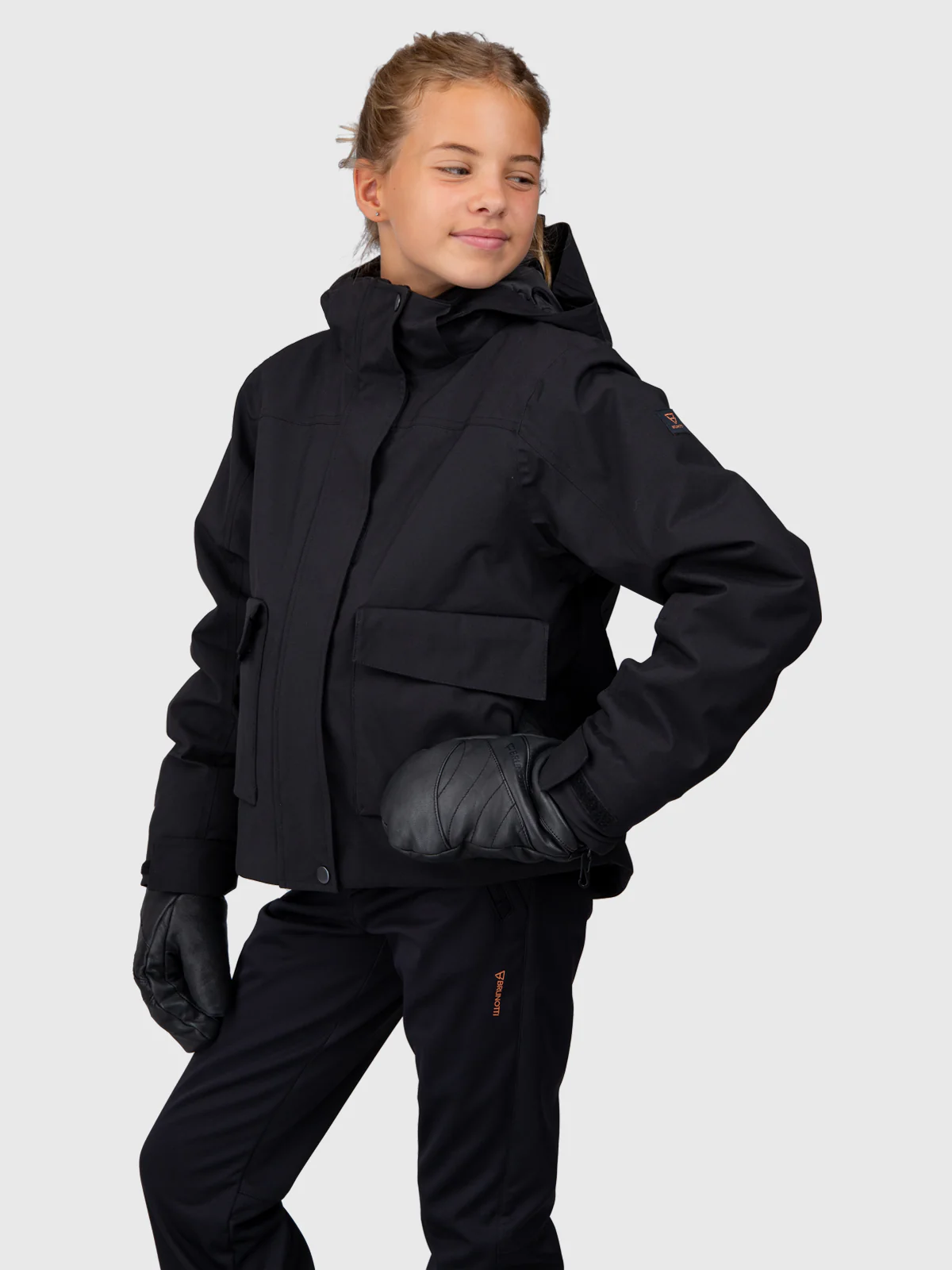 Terraski Girls Snow Jacket | Black - Image 6