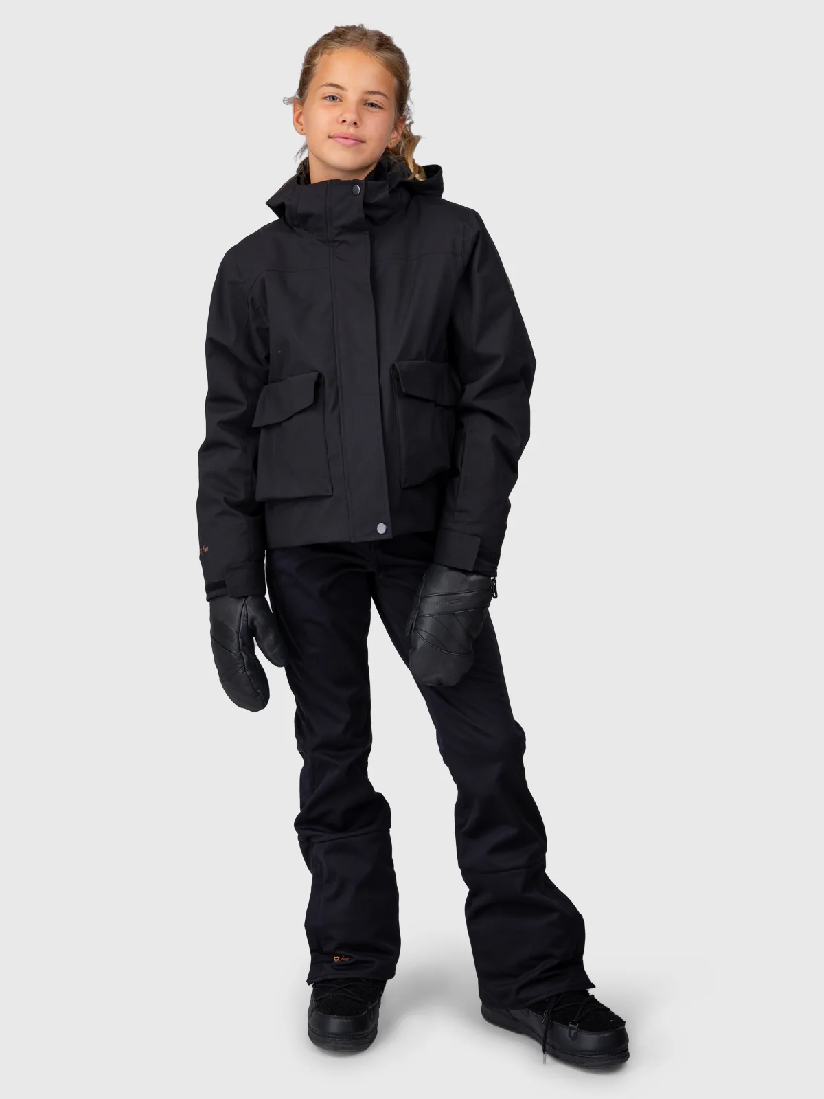 Terraski Girls Snow Jacket | Black - Image 7