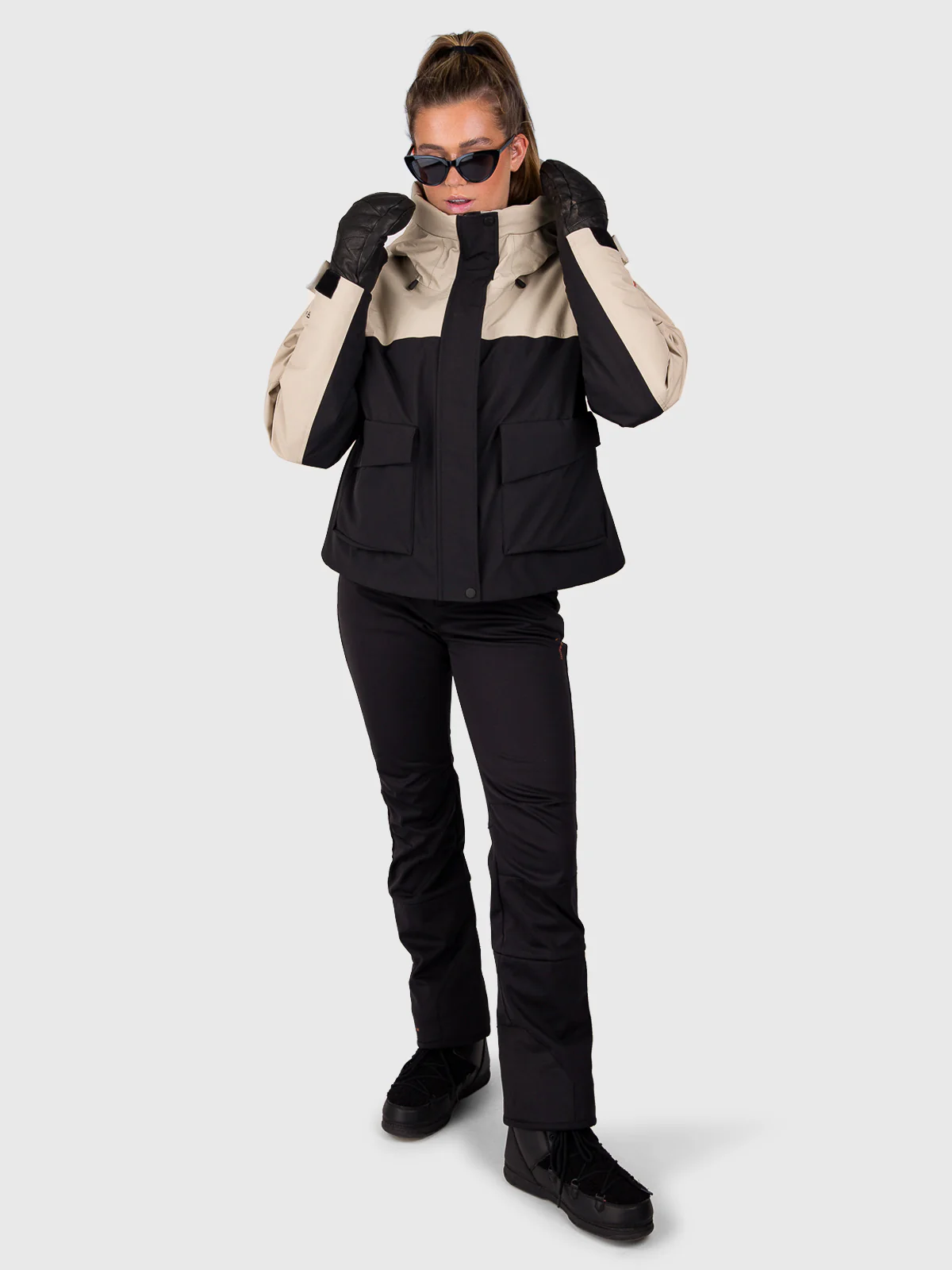 Terrea Women Snow Jacket | Black - Image 6