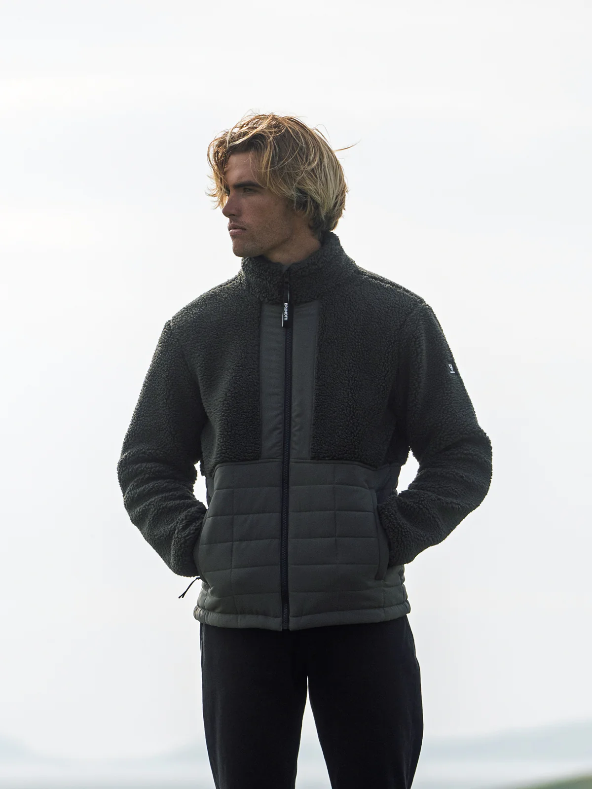 Tontio Men Teddy Jacket | Green - Image 7