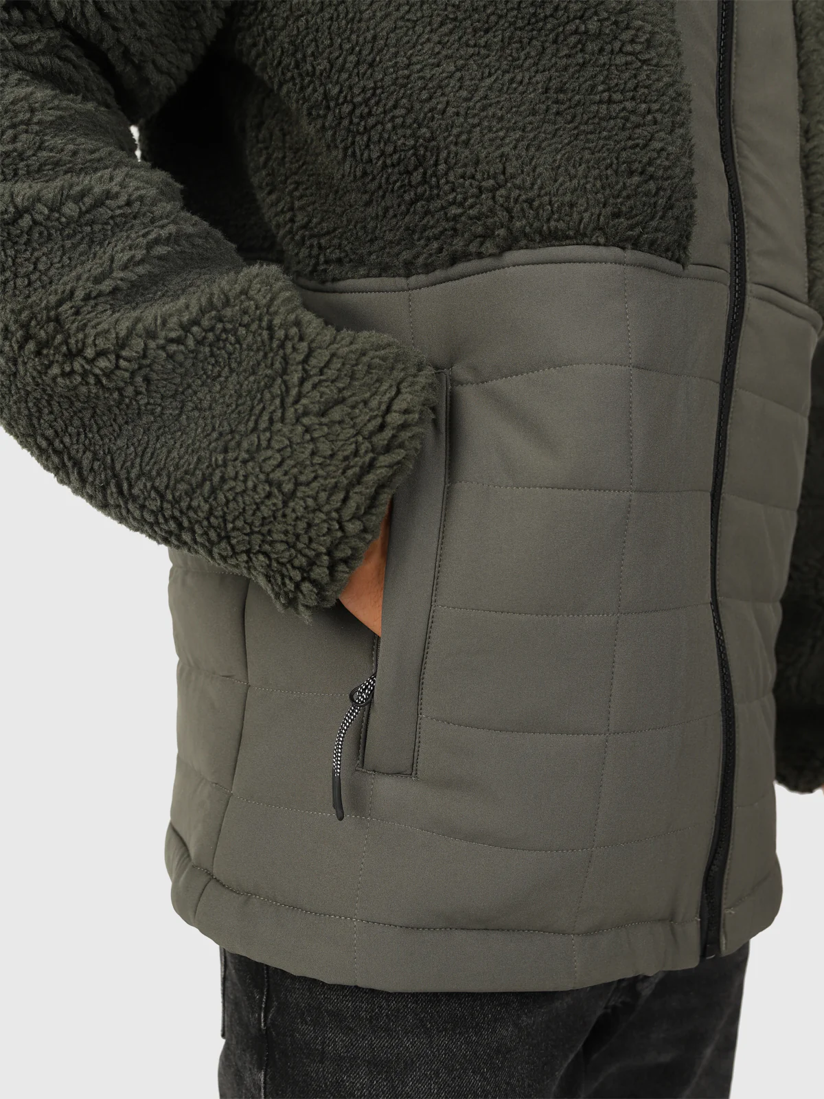 Tontio Men Teddy Jacket | Green - Image 8