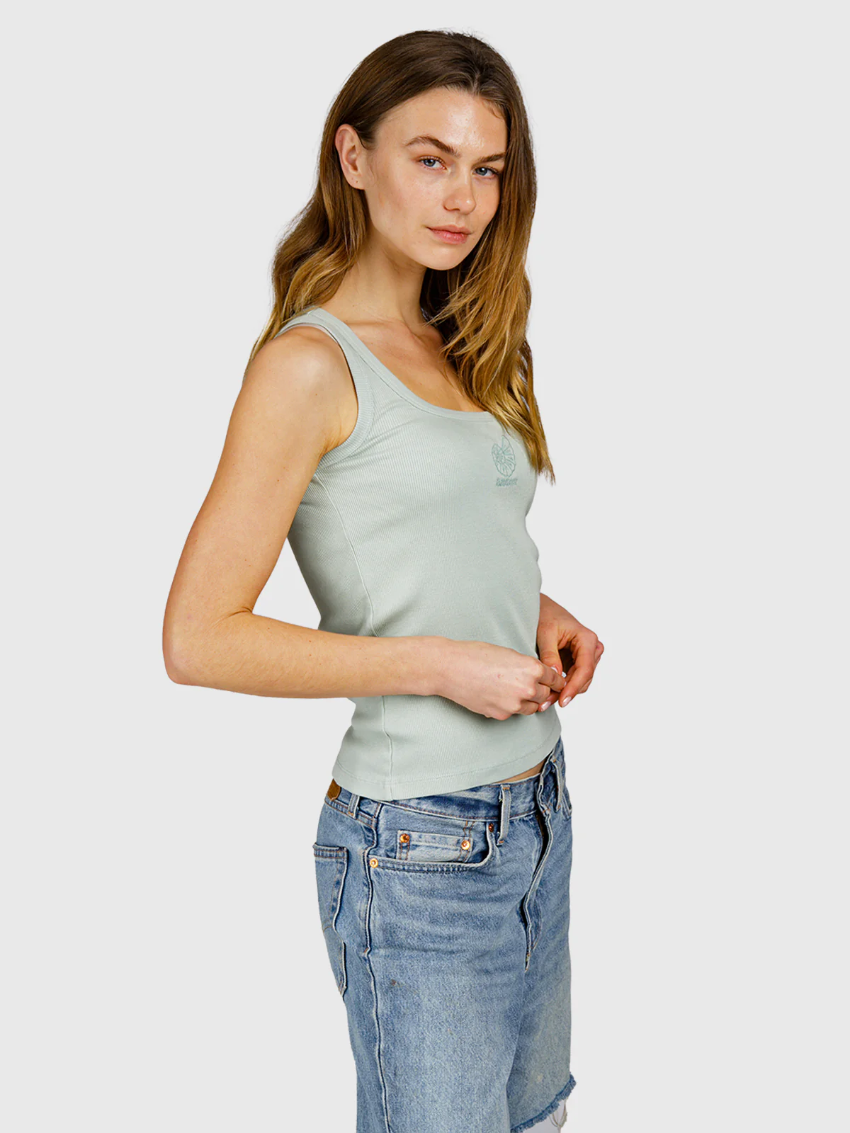 Toppira Women Top | Aqua Grey - Image 3
