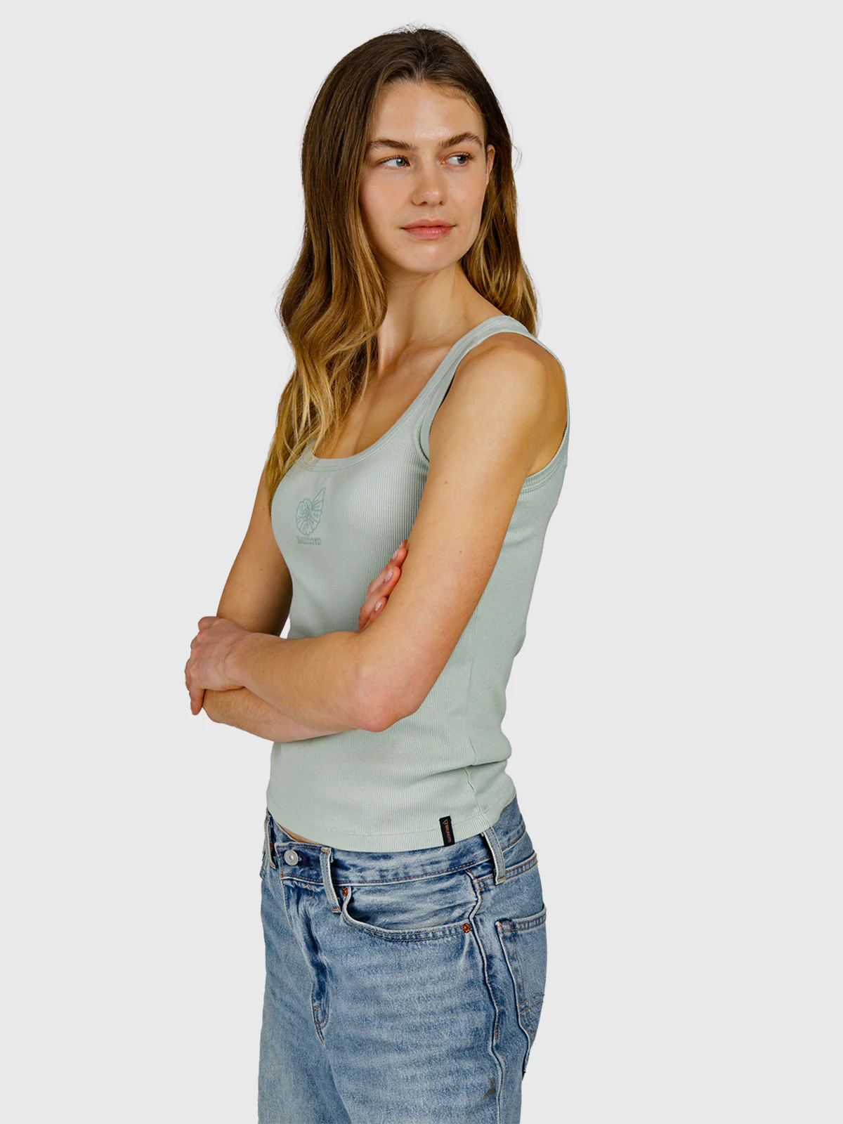 Toppira Women Top | Aqua Grey - Image 4