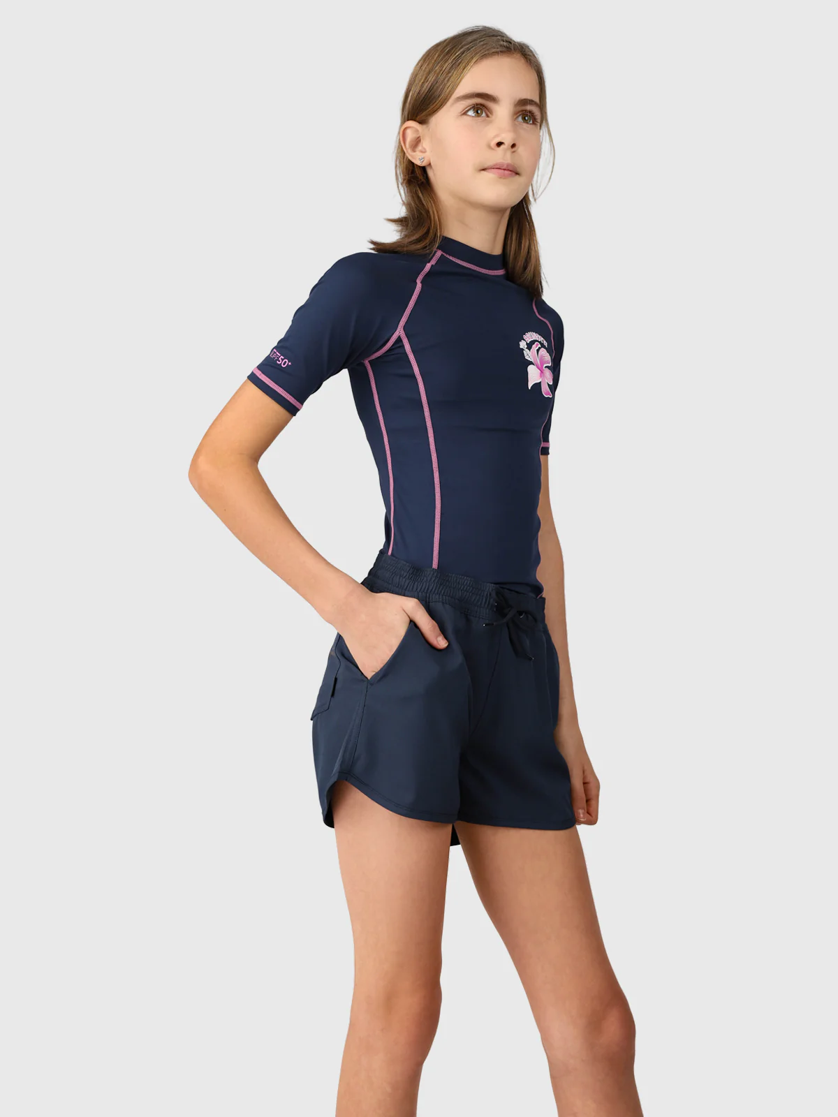 Tulya Girls Swim Shorts | Indigo Blue - Image 4