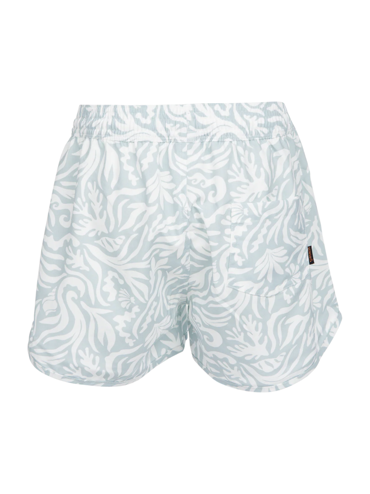 Tulya-Print Girls Swim Shorts | Aqua Grey - Image 7