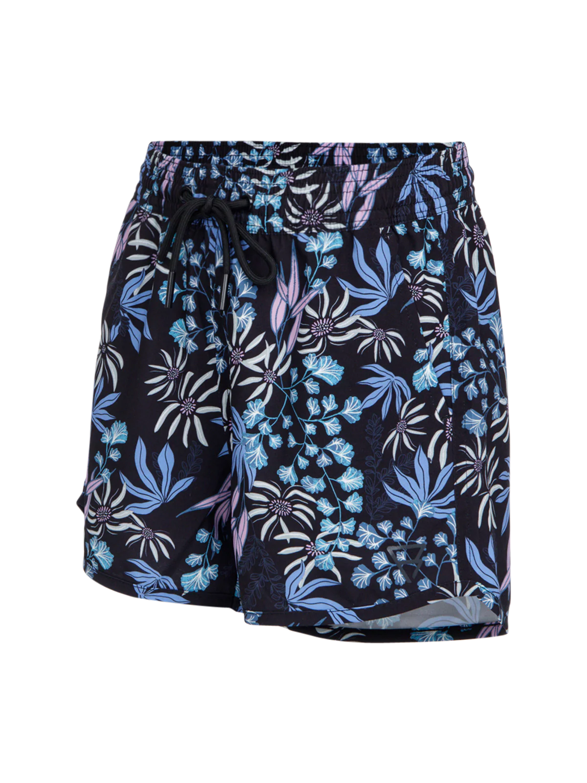 Tulya-Print Girls Swim Shorts | Black - Image 7