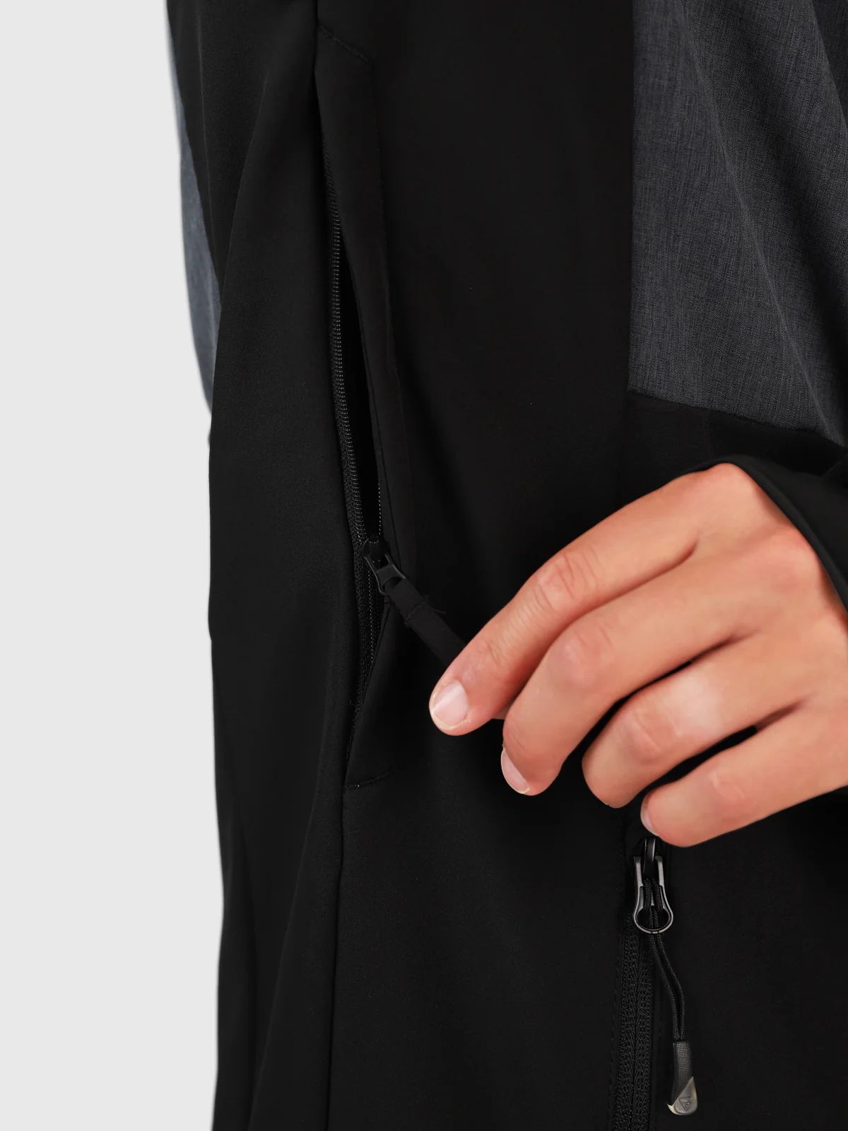 Twinstroke Men Softshell Snow Jacket | Black - Image 11