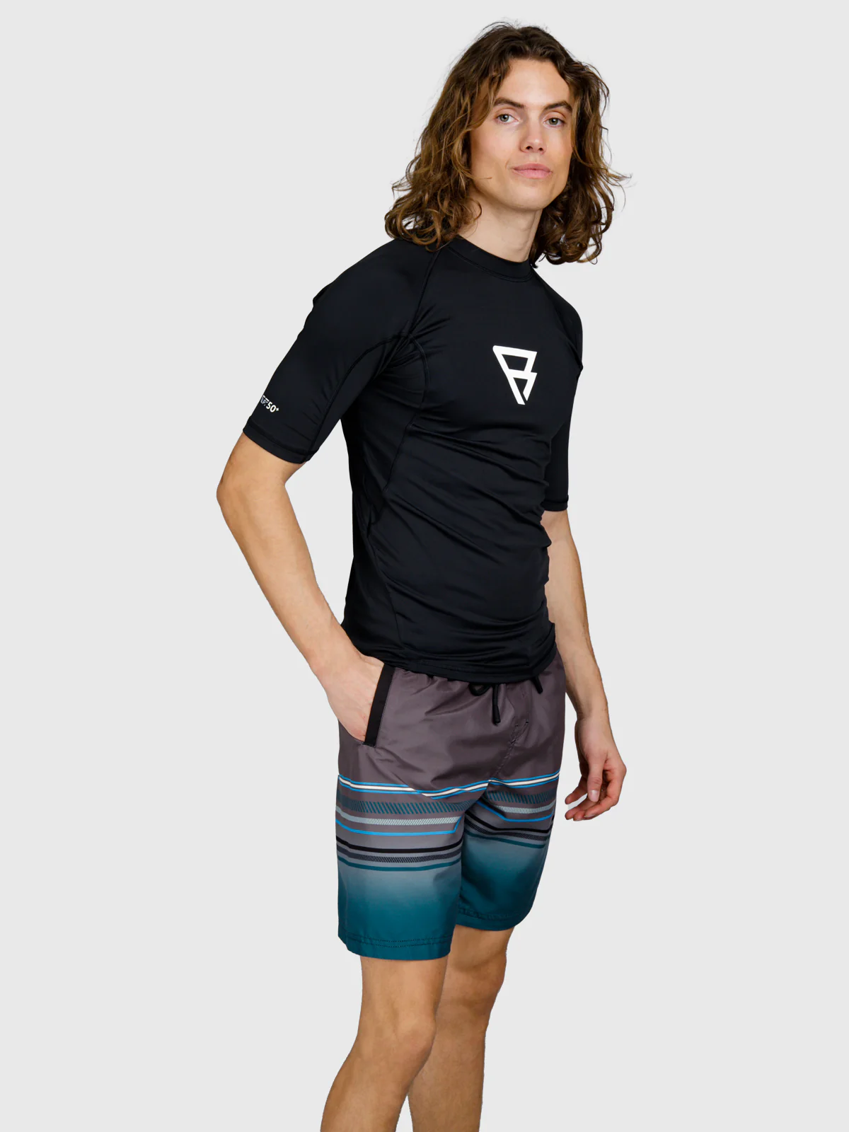 Waveguard Men Rashguard | Black - Image 3