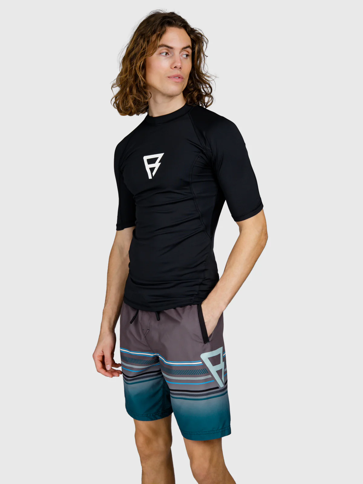 Waveguard Men Rashguard | Black - Image 4