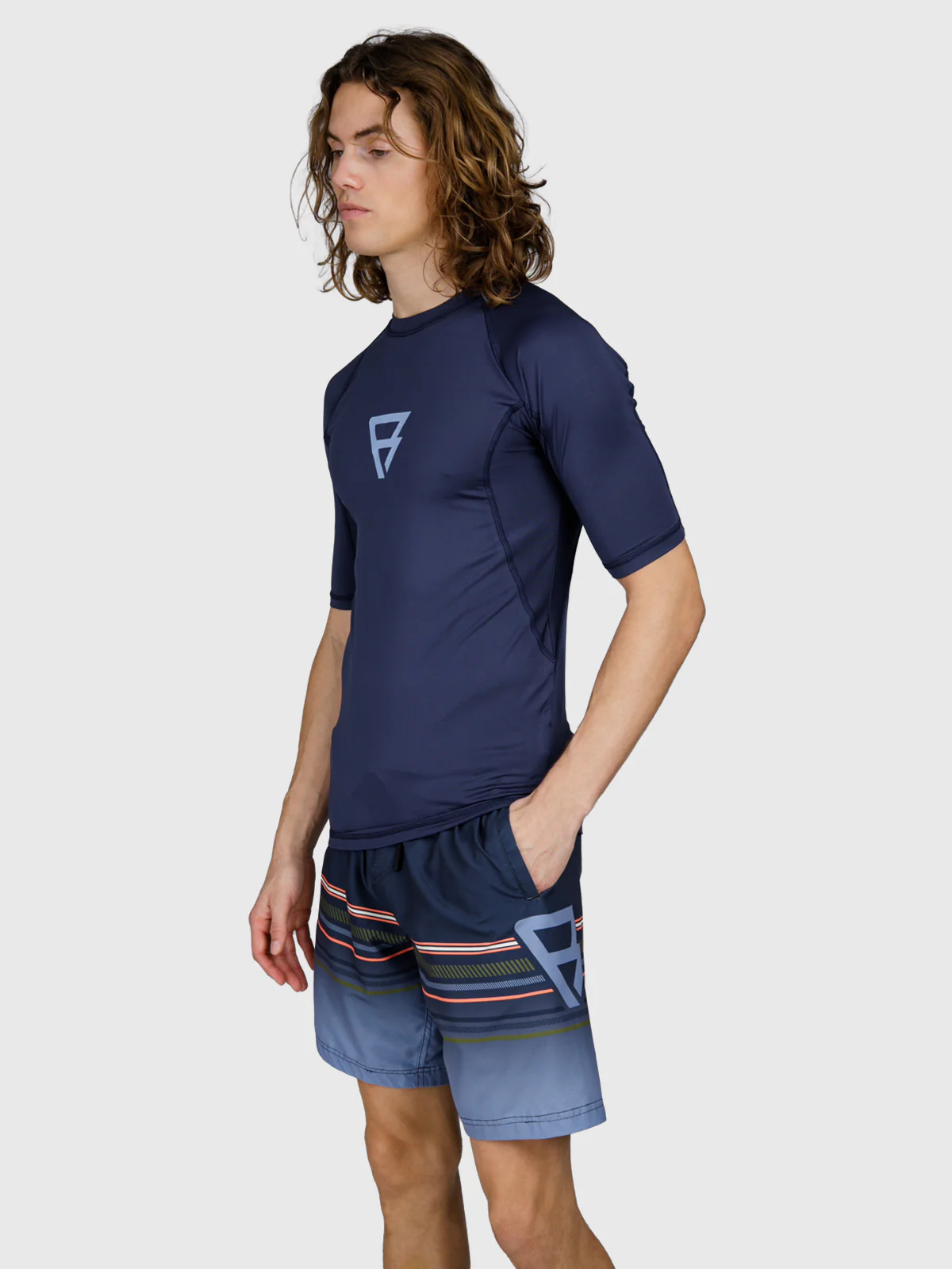 Waveguard Men Rashguard | Indigo Blue - Image 2