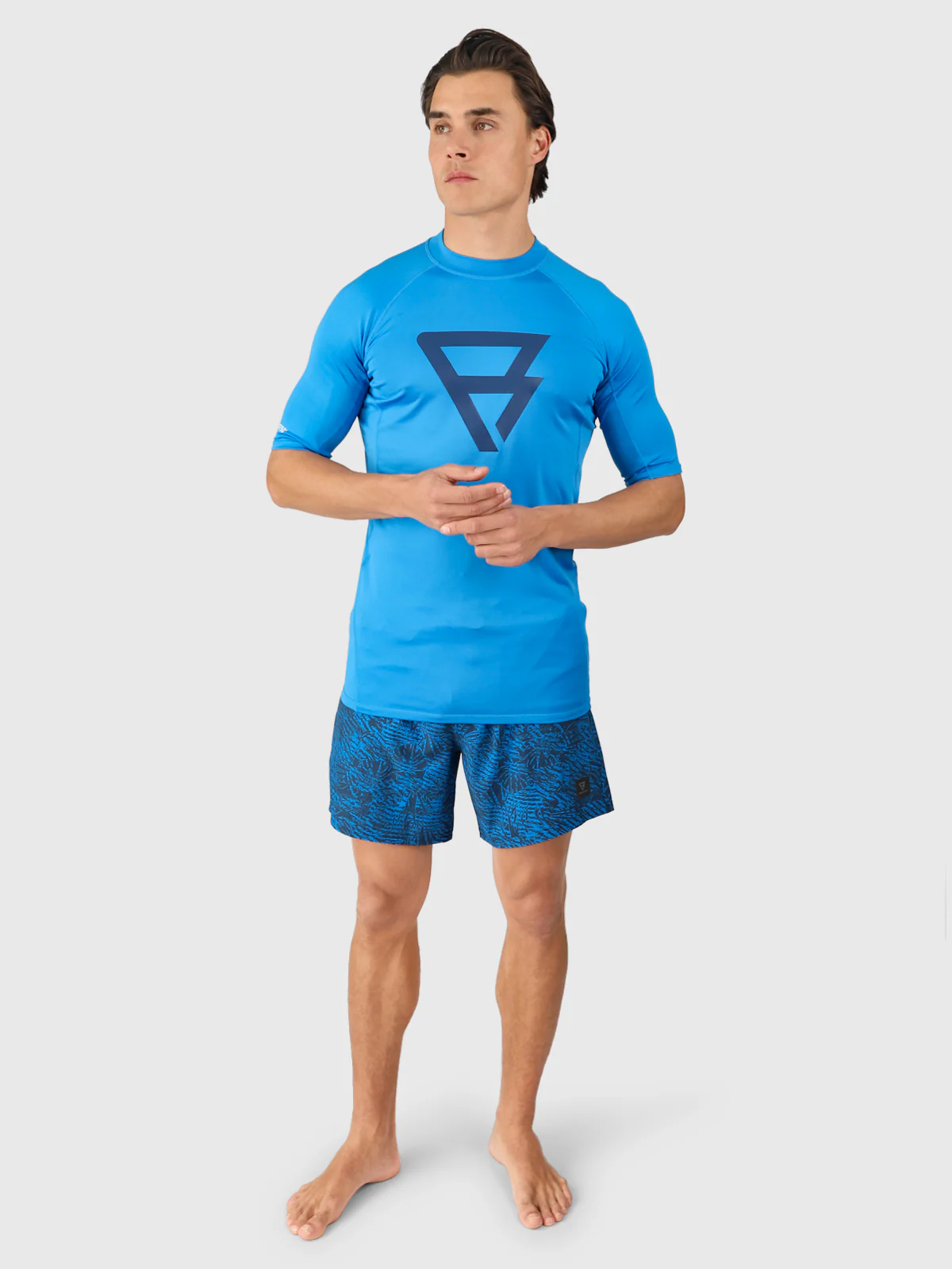 Waveguard Men Rashguard | Neon Blue - Image 5