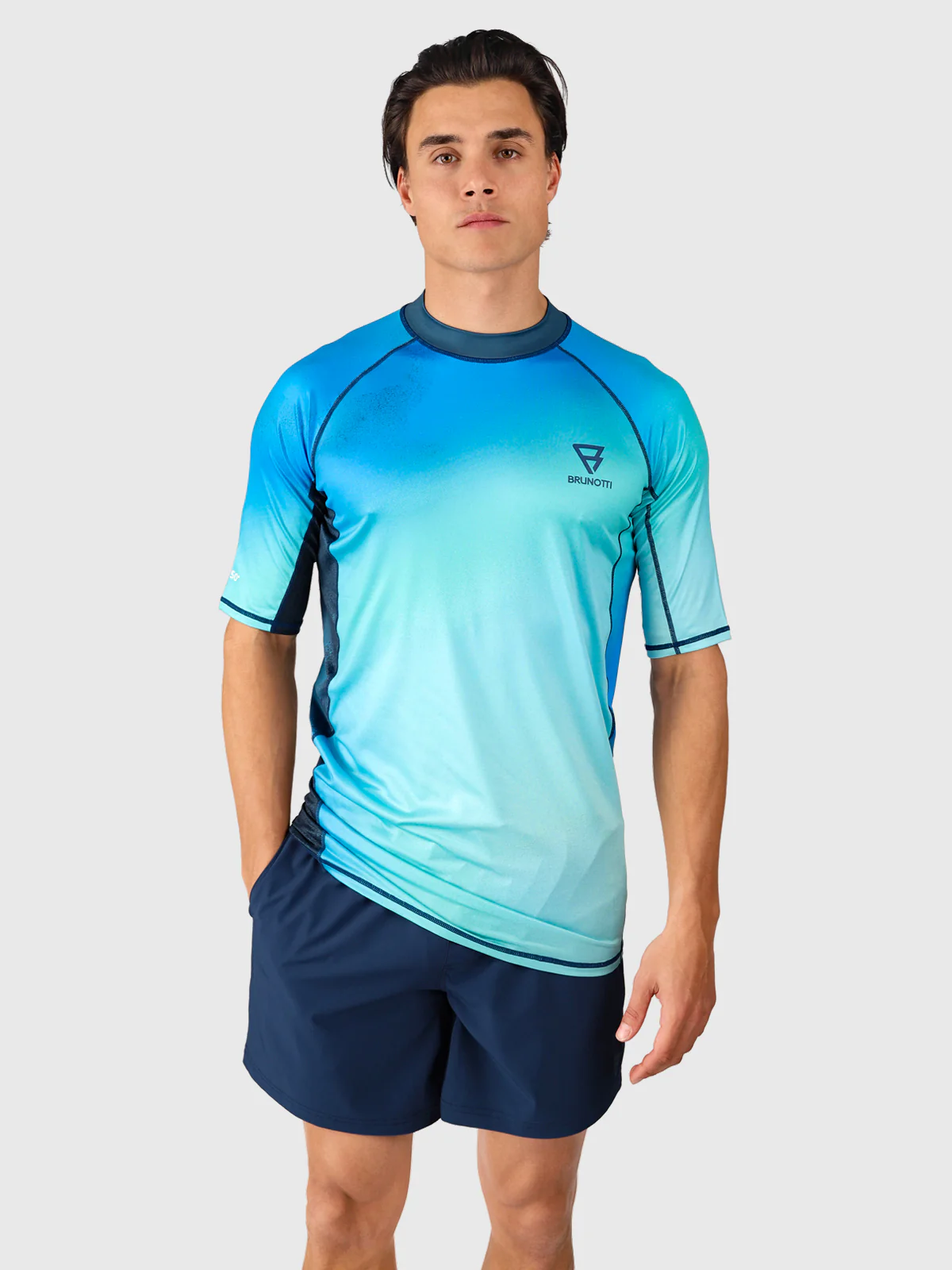 Waveguard-Spray Men Rashguard | Neon Blue - Image 4