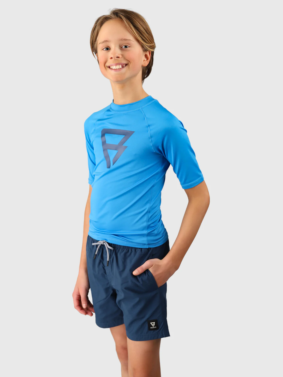 Waveguardy Boys Rashguard | Neon Blue - Image 4