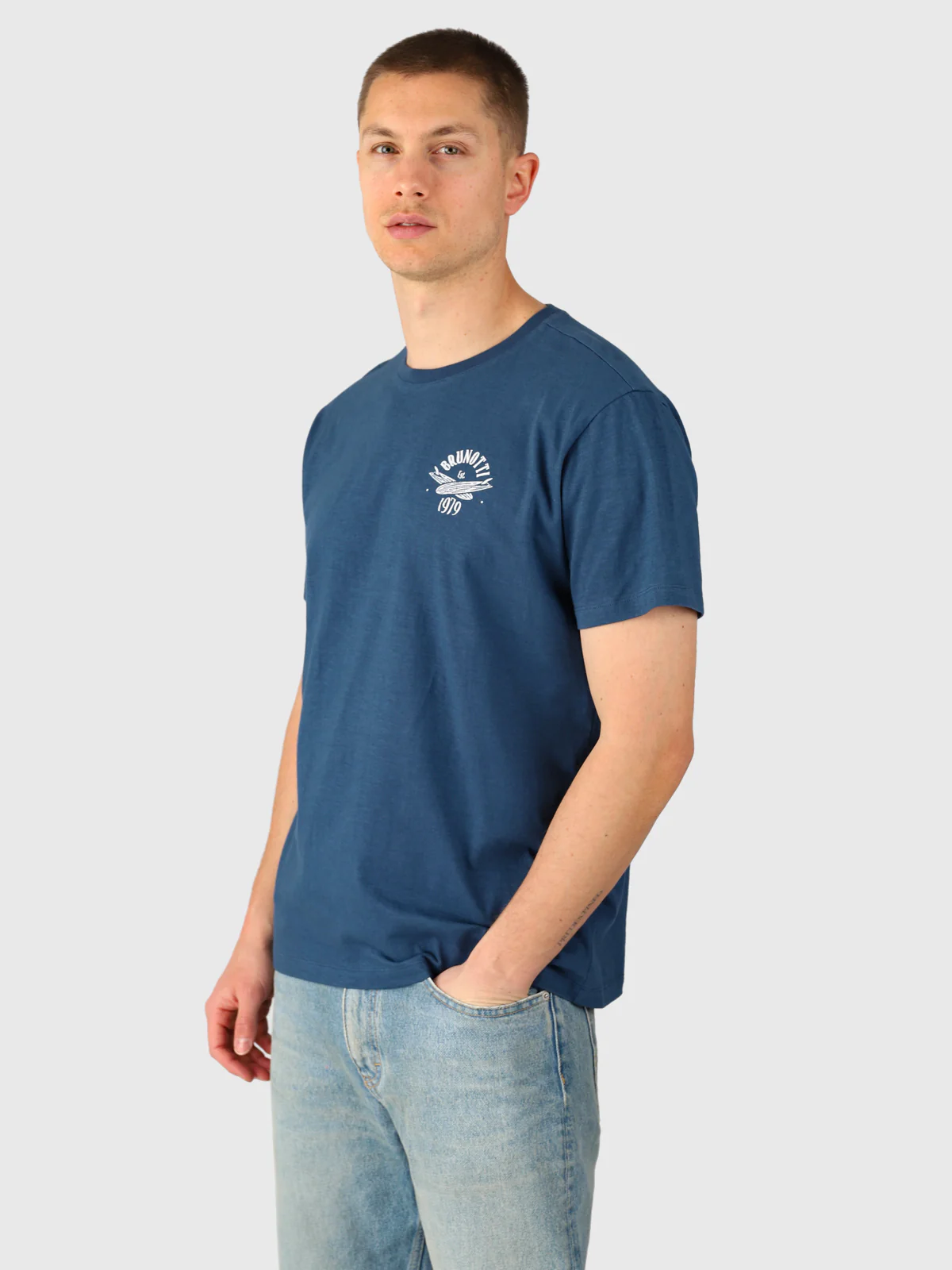 Whiterly Men T-shirt | Night Blue - Image 5
