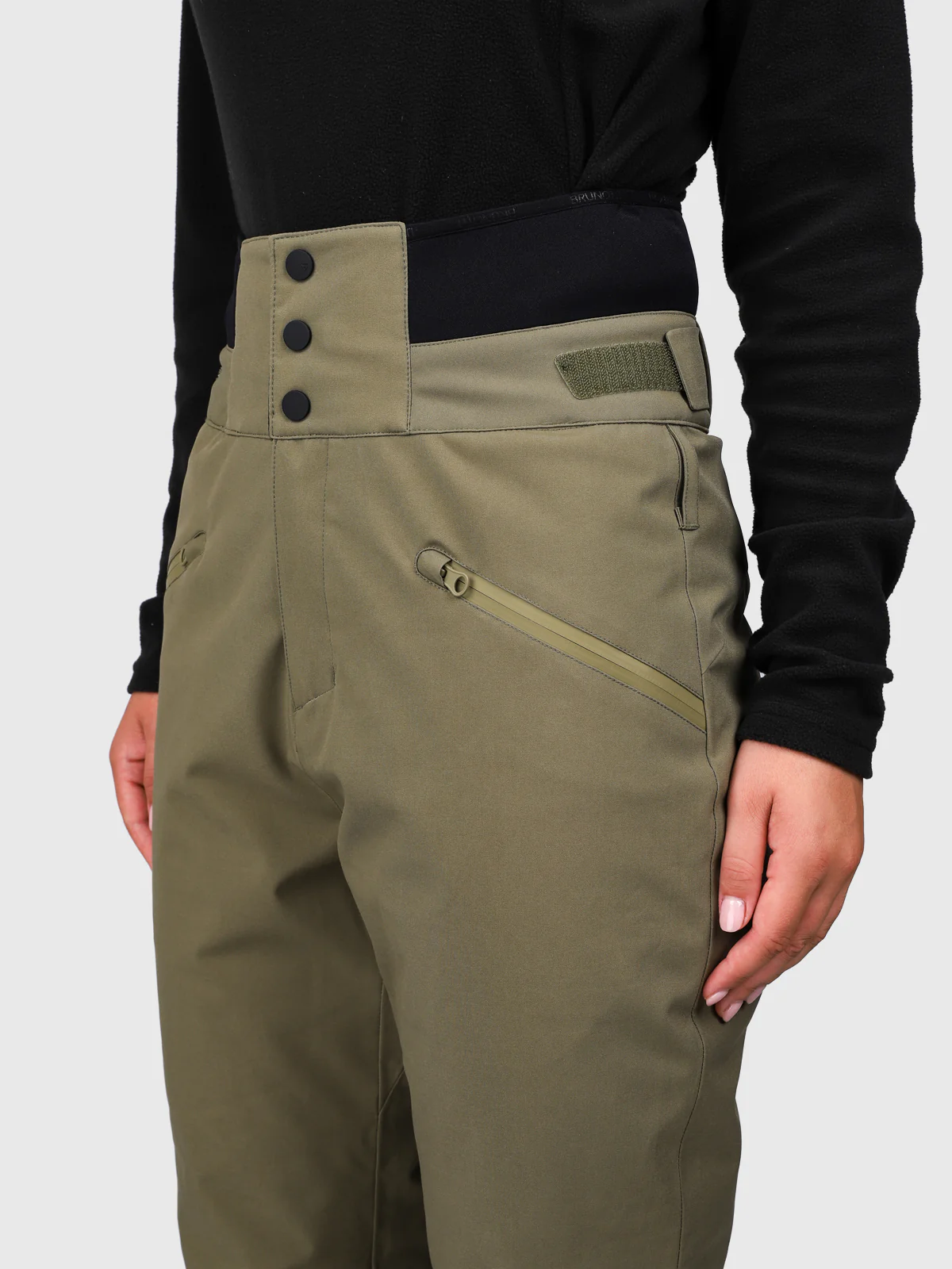 Whitewater Women Snow Pants | Dusky Green - Image 4