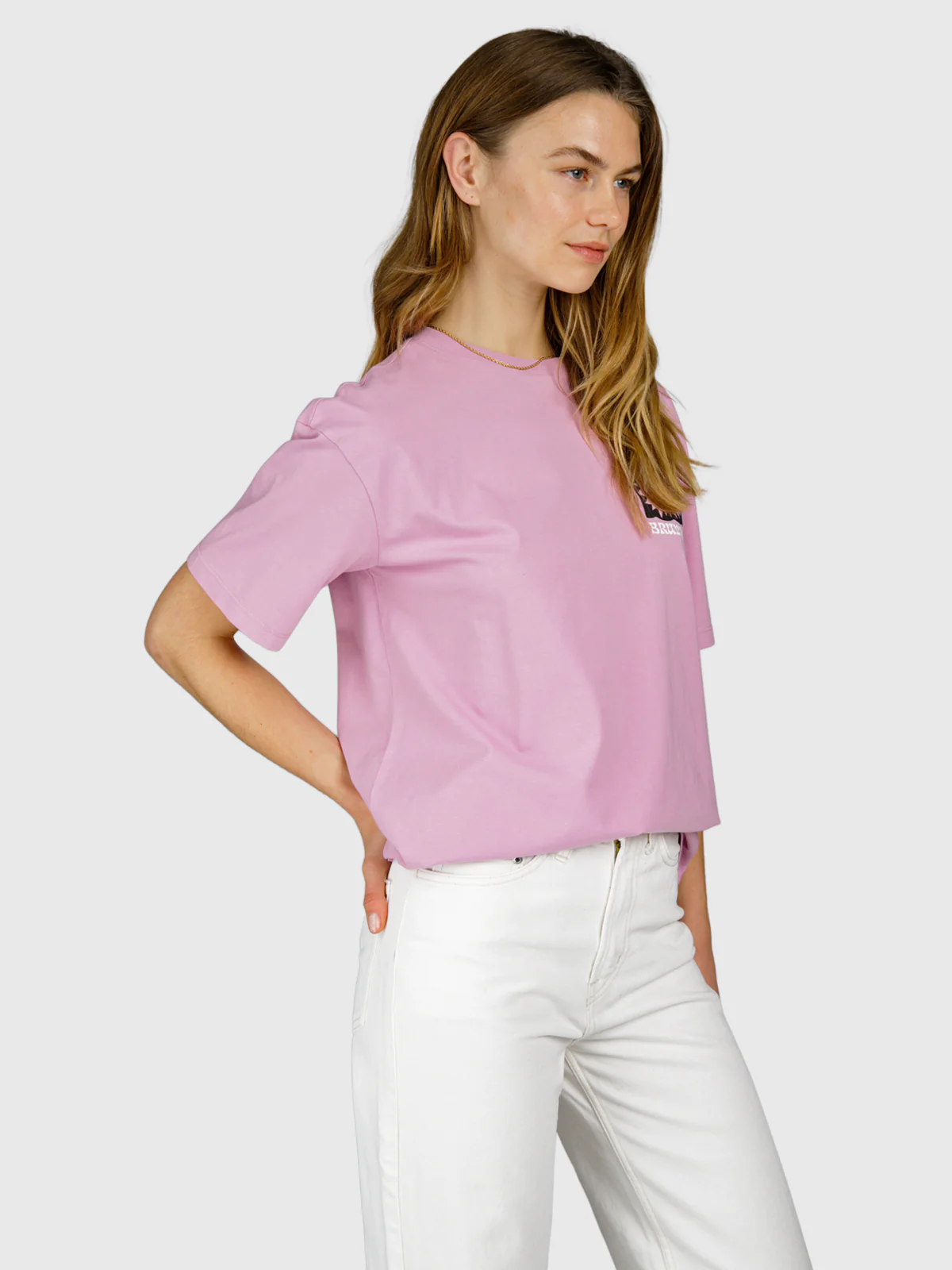 Zelday Women T-shirt | Mauve Mist - Image 3