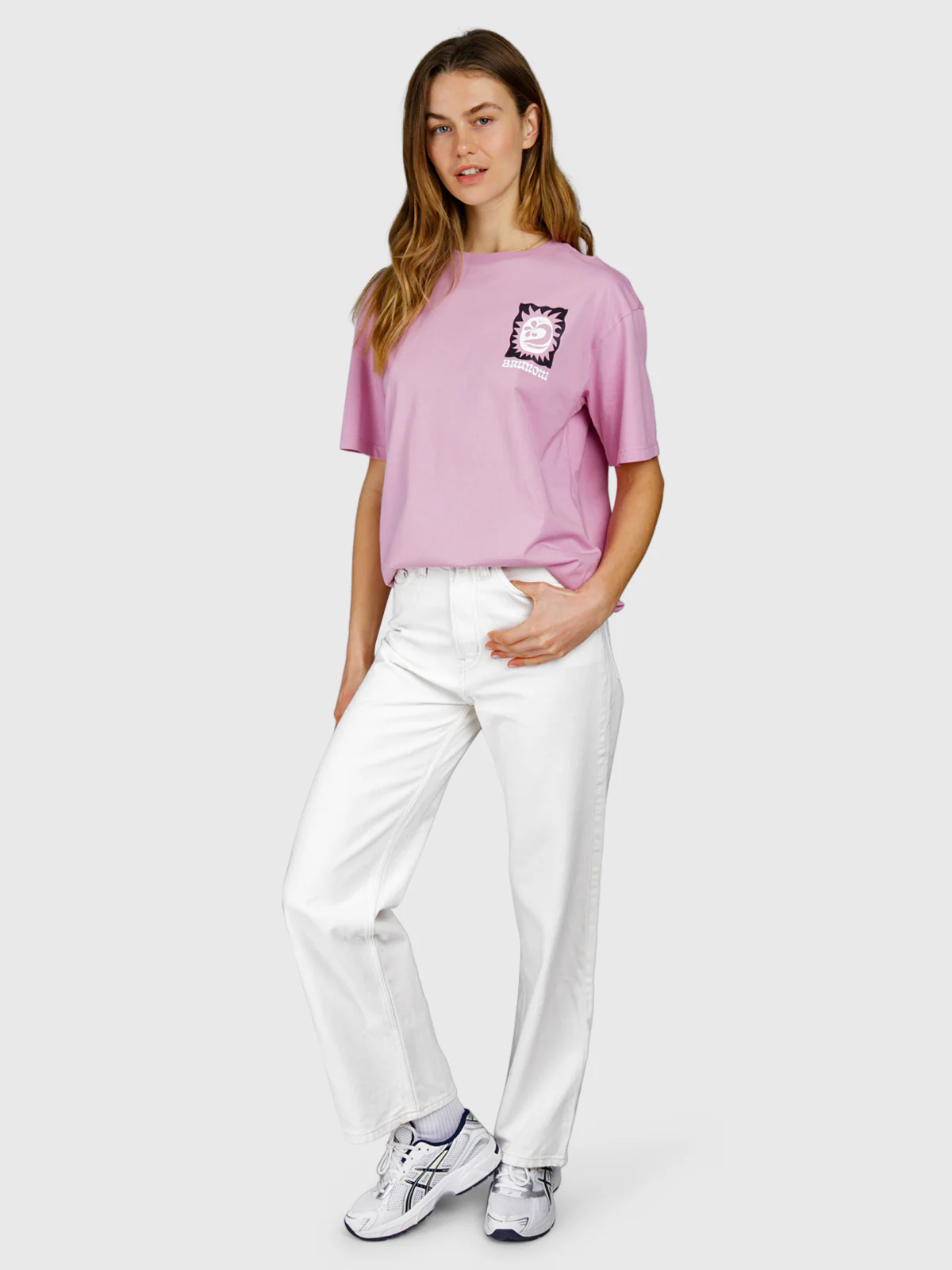 Zelday Women T-shirt | Mauve Mist - Image 5