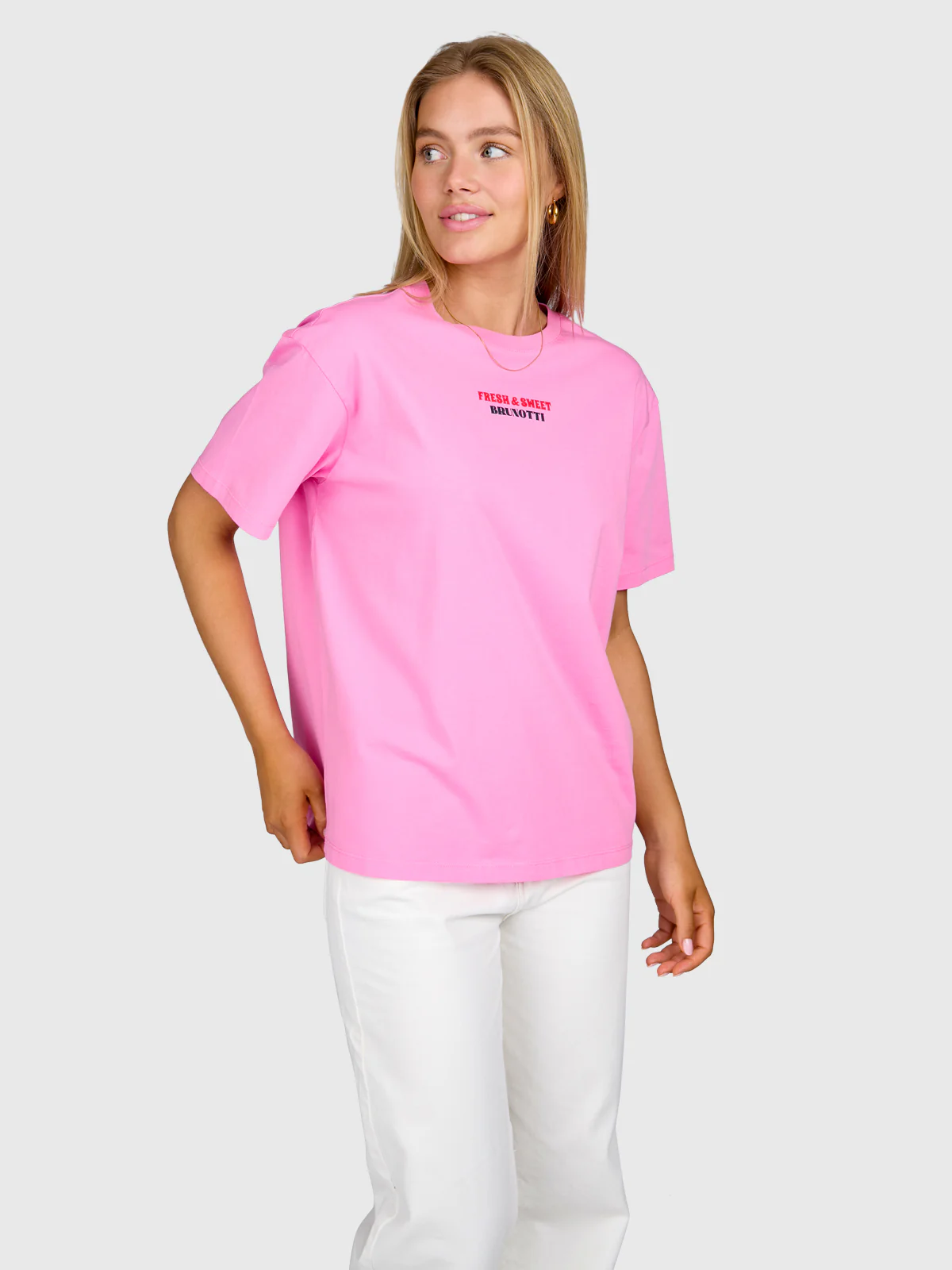 Zeta Women T-shirt | Fuchsia Pink - Image 3