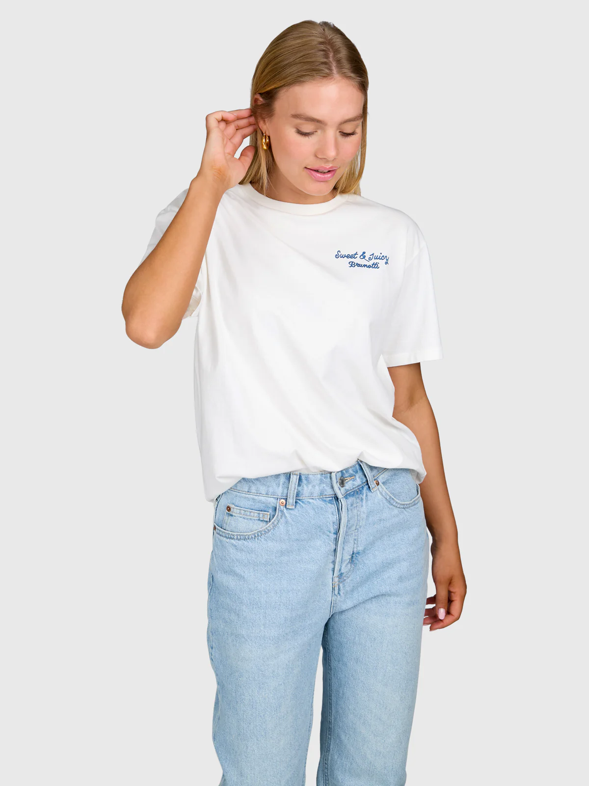 Zeta Women T-shirt | Snow - Image 3